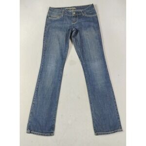 American Eagle Outfitters Straight 77 Jeans Womens 2 Blue Low Rise Denim Casual